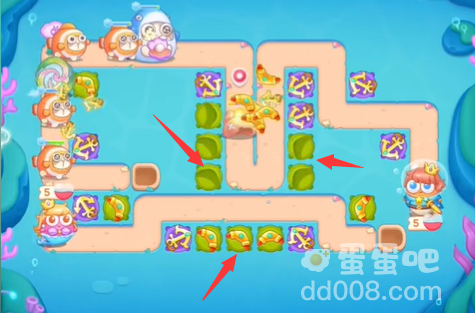 《保卫萝卜4海的闺女》第22关通关攻略