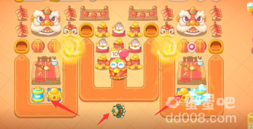 《保卫萝卜4》新春大集第2关通关攻略