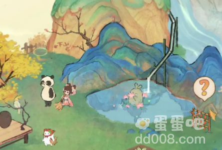 《桃源深处有人家》小红花位置