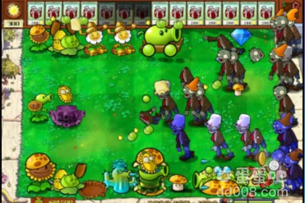 《植物大战僵尸杂交版》2.1版本关卡内唤出菜单方法